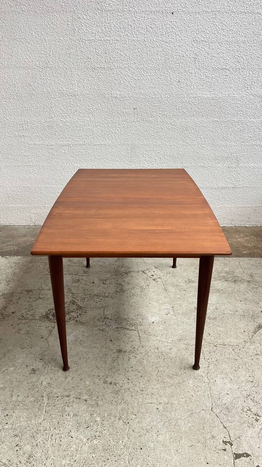Table scandinave en teck avec rallonge