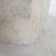 Set of 3 Italian Carrara Marble Side Tables, 1980s