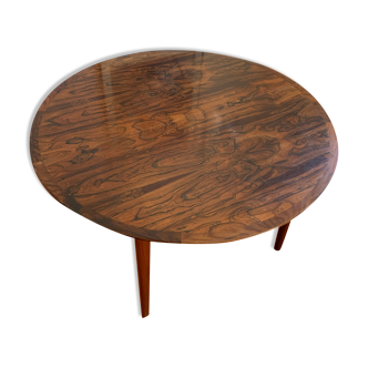 Table scandinave en palissandre de rio années 1960