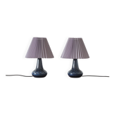 Ceramic Table Lamp from Søholm Stentøj, Denmark, 1960s, Set of 2