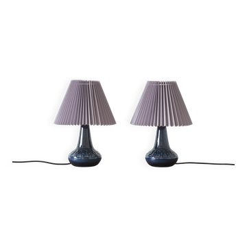 Ceramic Table Lamp from Søholm Stentøj, Denmark, 1960s, Set of 2