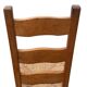 Vintage Set of 4 dining chairs oak and wicker 70's design high back