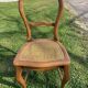 6 chaises Louis Philippe cannées