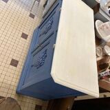 Refurbished blue buffet