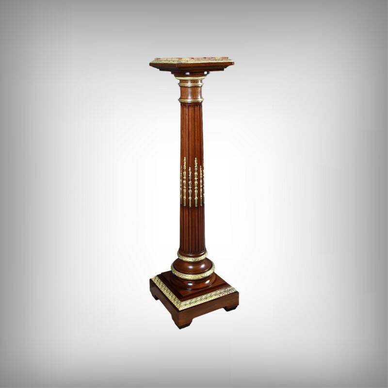 Pivoting column in Mahogany, Napoleon III style – 1900