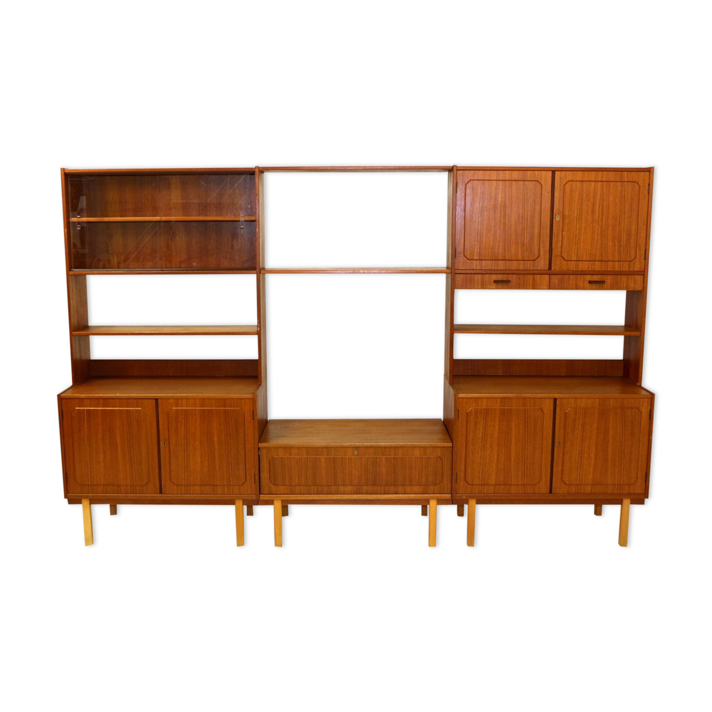 Teak "system" bookcase, Sweden, 1960