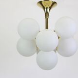 Atomic Brass Chandelier, Switzerland, 1960s