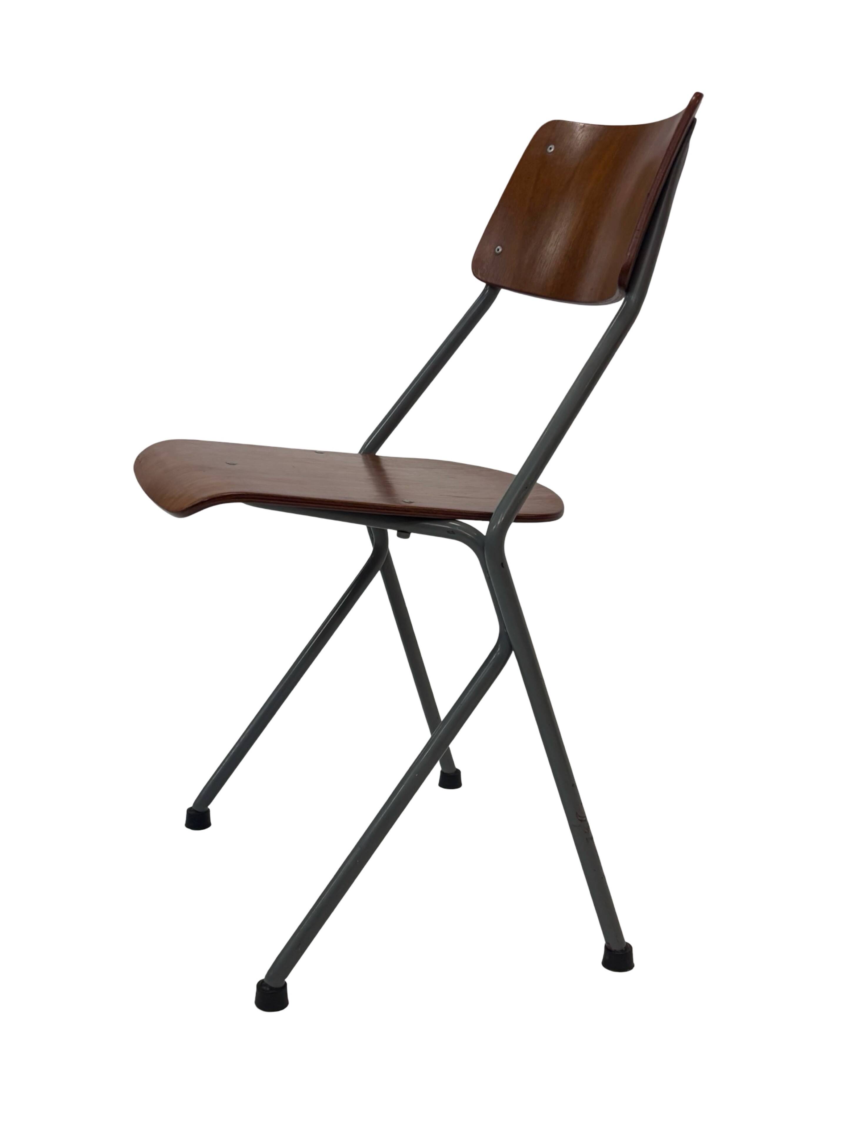 Vintage chair by Ahrend Cirkel 1960s minimalist Dutch design