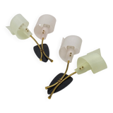 Pair of vintage wall lights by Maison Arlus France design