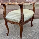 Small neo-classical castle bench LOUIS XV style 1920