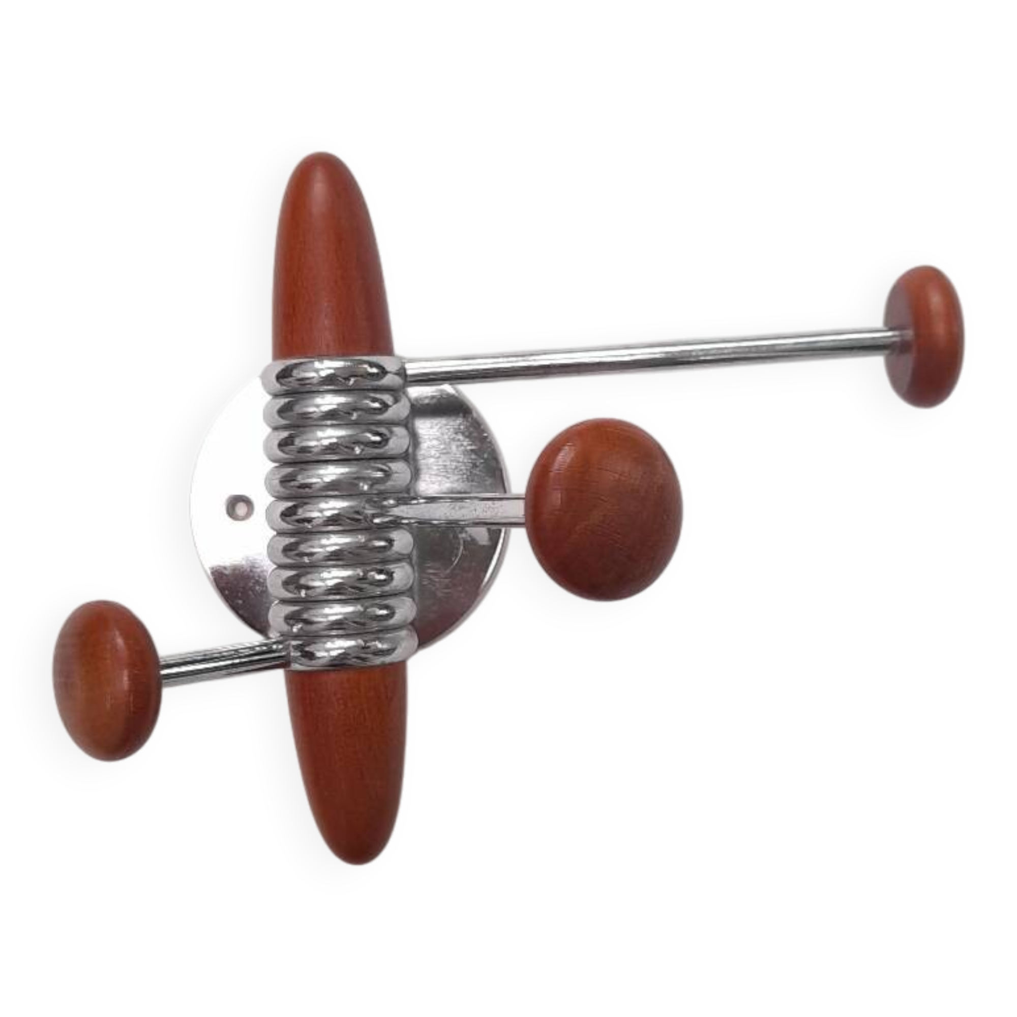 90s wall-mounted coat rack