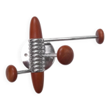 90s wall-mounted coat rack