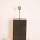 Black lacquered wooden table lamp designed by Roger Vanhevel, 1970s.