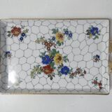 Art nouveau tray in Limoges porcelain