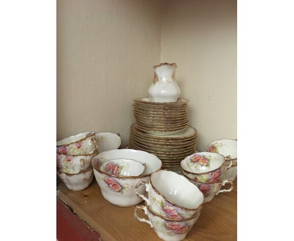 Allertone English Porcelain Tea Service With Gateau Service Selency Allertone English Porcelain Tea Service With Gateau Service Selency