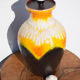 Vintage lamp stand, west Germany bay 6640 ceramic lamp foot, lamp base, pottery