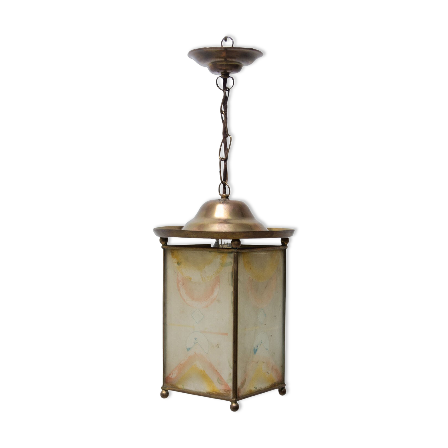 Art nouveau lantern, circa 1915, austria hungary
