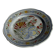Antique decorative plate IB Quimper with polychrome floral decoration D24