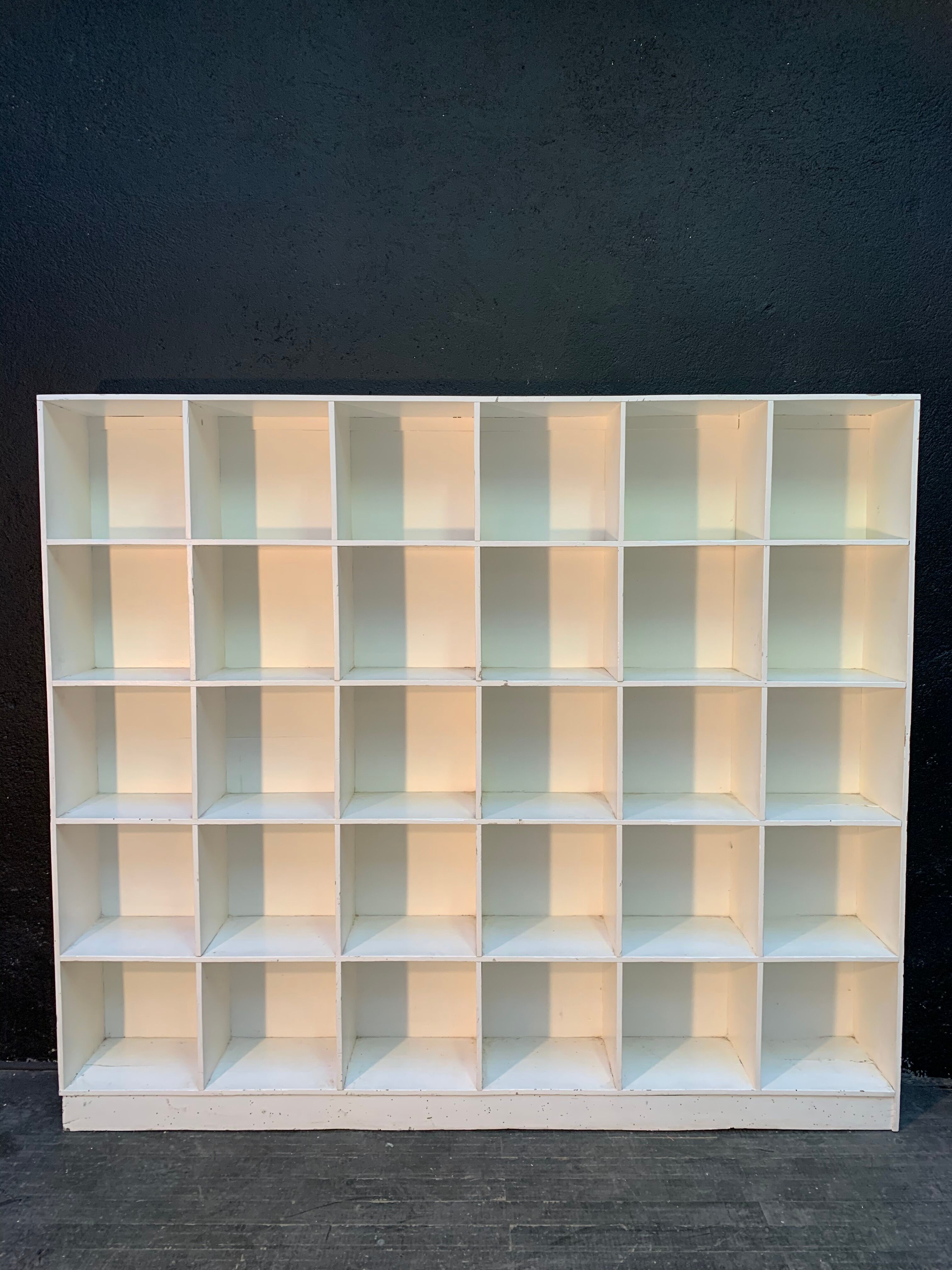 Vintage storage shelf, design library