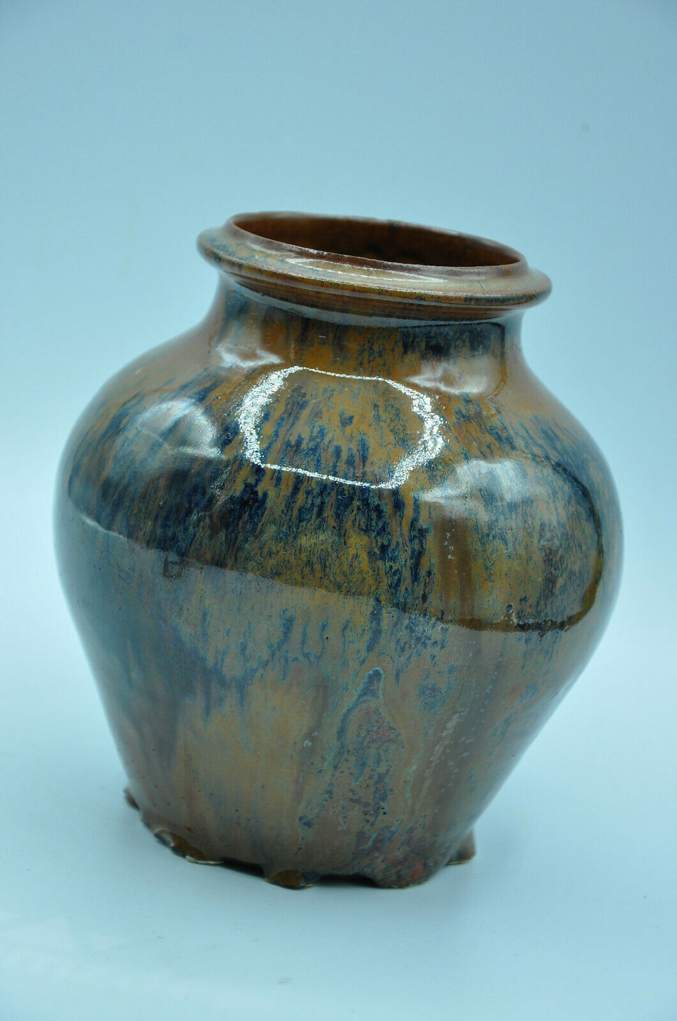 Flamed enamelled vase by Jacques Marchand the tourie collection 1