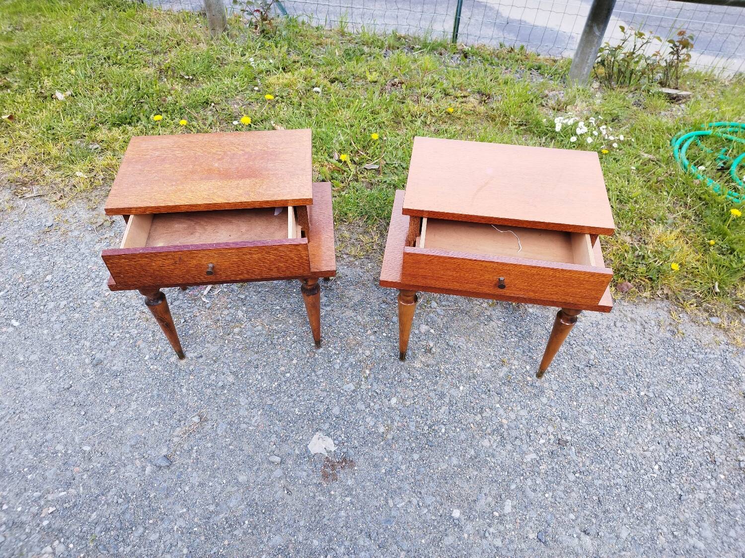Pair of vintage bedside tables 50/60