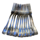12 silver-plated dessert forks