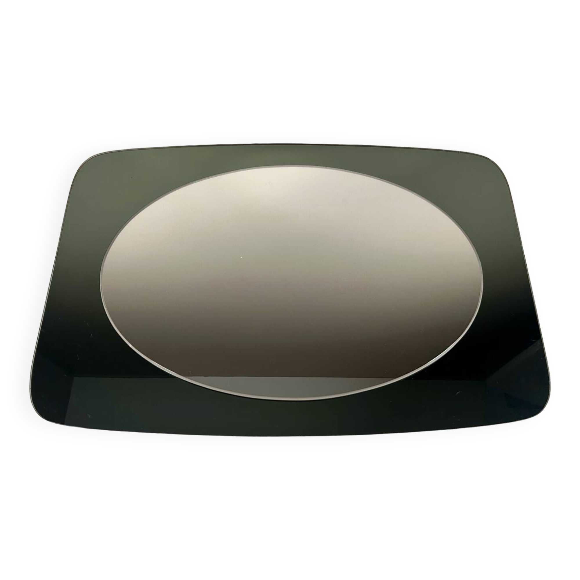 Italian design smoked mirror Veca 70s