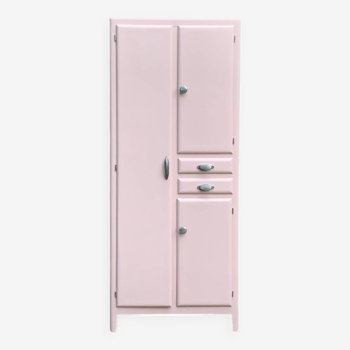 Armoire, buffet Mado rose poudré 1950