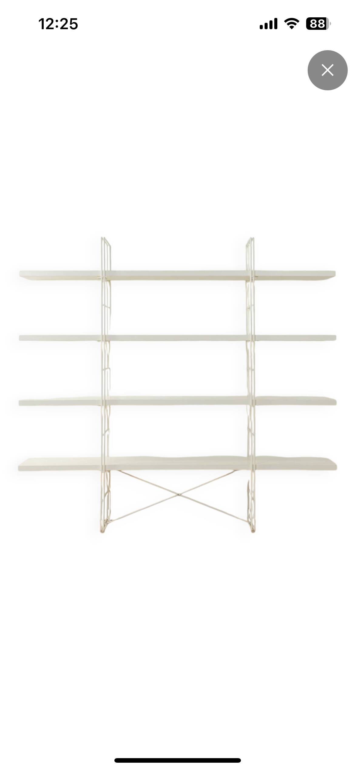 ENETRI vintage white IKEA shelf