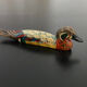 6 porte-couteaux forme canard bois laqué