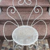 2 armchairs & 2 chairs, wrought iron1950