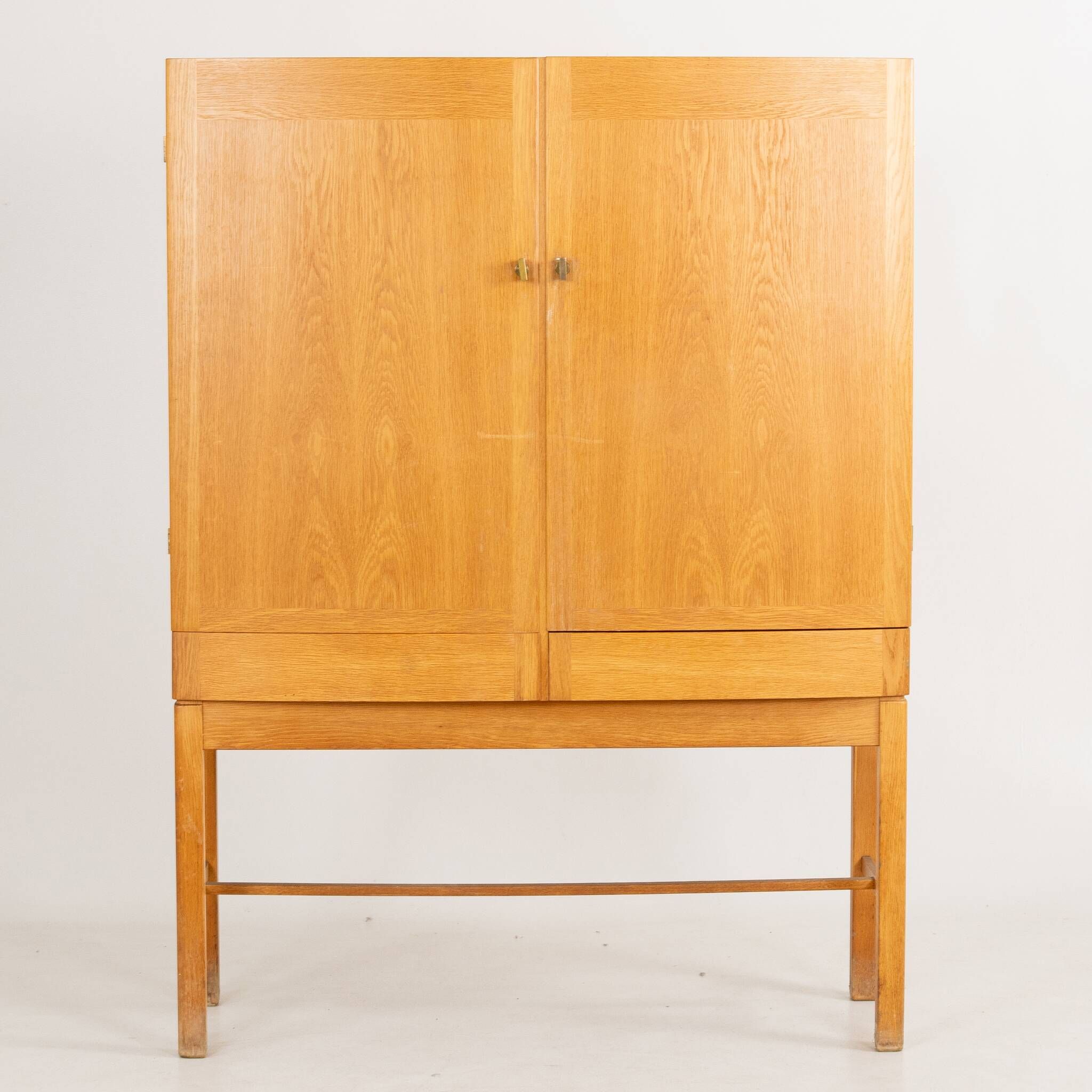 Scandinavian Oak Wardrobe by Gunnar Myrstrand for Källemo – Sweden, 1960