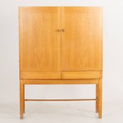Scandinavian Oak Wardrobe by Gunnar Myrstrand for Källemo – Sweden, 1960
