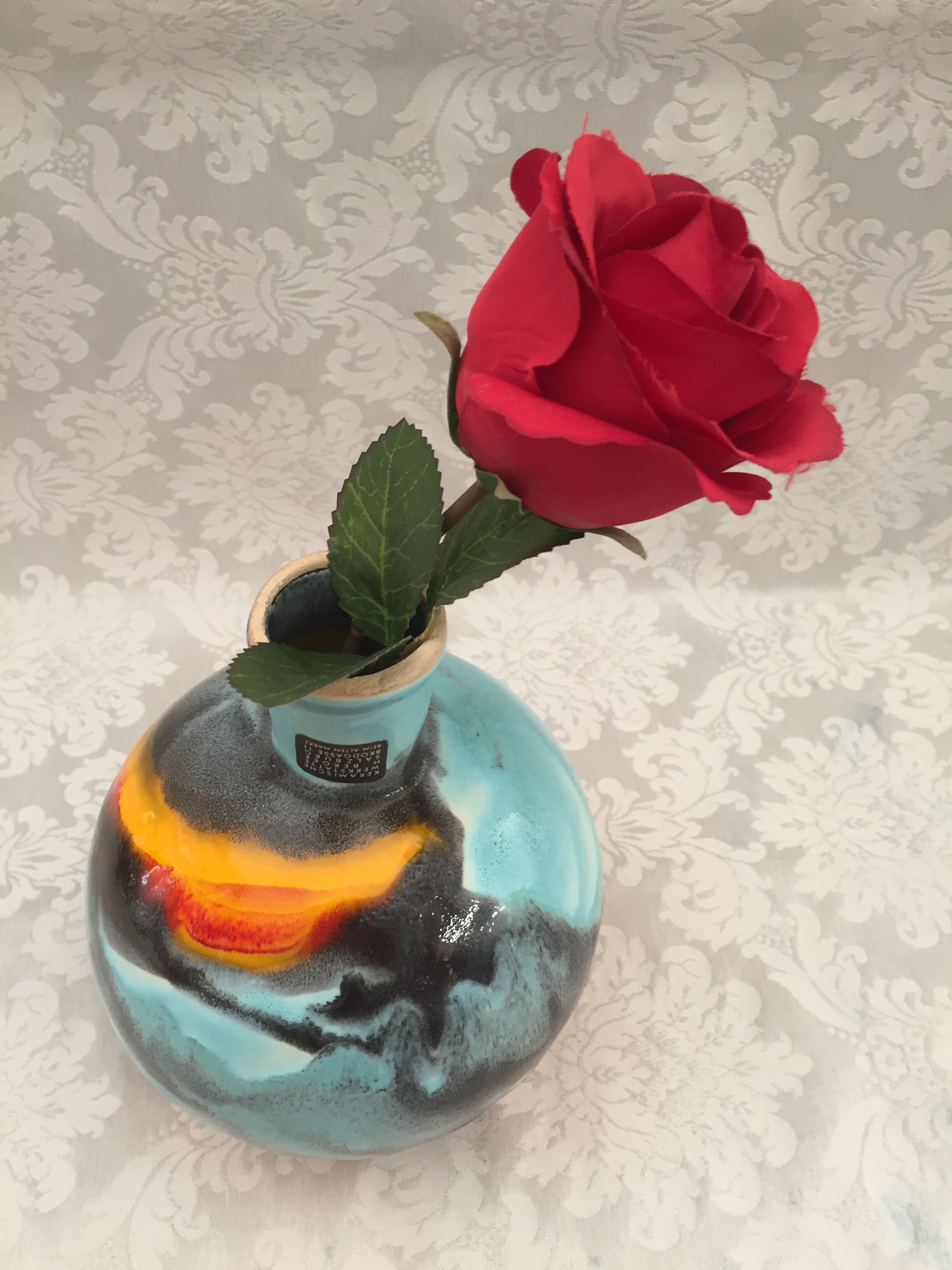 Vase atypical ball original Harro Berger Vienne