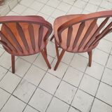 Set of 2 vintage Scandinavian chairs