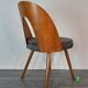 Set 6 chairs Walnut Suman by MIER, Mid-Century Czechoslovakia 1960 s