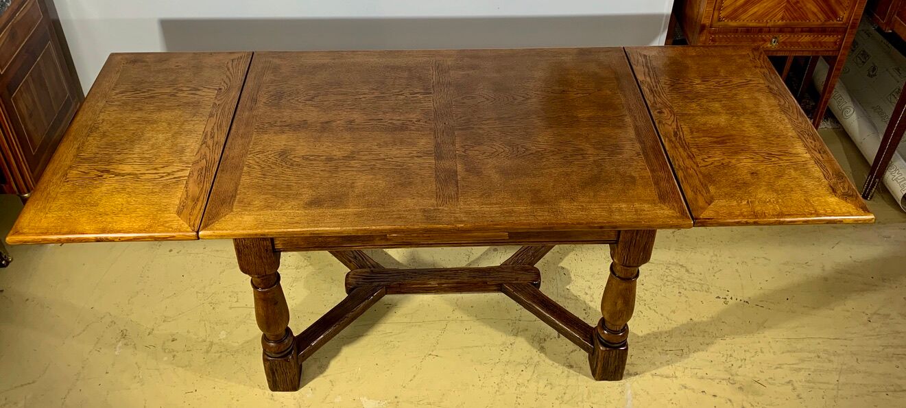 Farm table in solid oak 210 cm x 80 cm