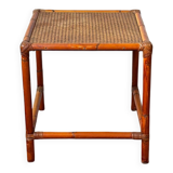 Rattan side table