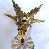 Crystal stamped chandelier