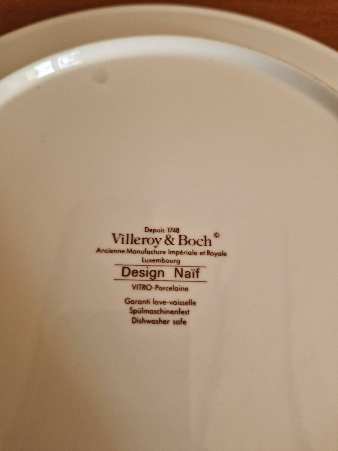 VILLEROY & BOCH Laplau dish, Naïf design - diameter 27 cm