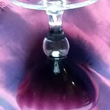 Vase in purplish opaline
