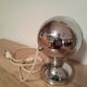 Vintage eye-ball table lamp Goffredo Regiani chrome metal