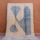 Tapis blanc et blue 270cmx160cm