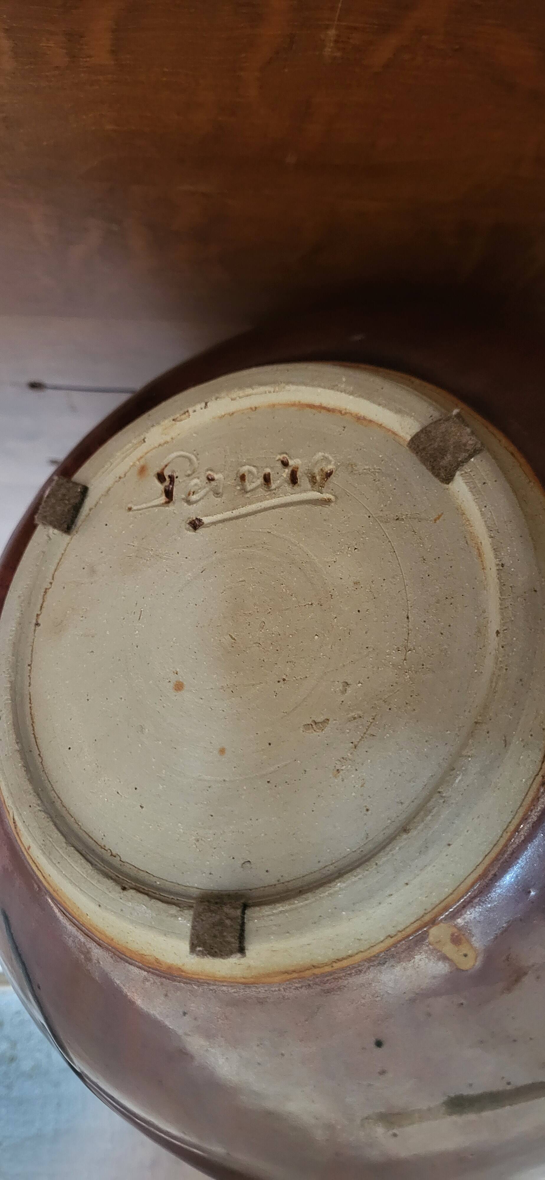 Francisco Pereira stoneware vase (1948-2023) / Puisaye