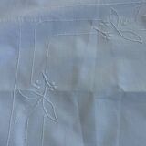 vintage embroidered JM cotton pillowcase