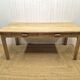 Solid oak farmhouse table