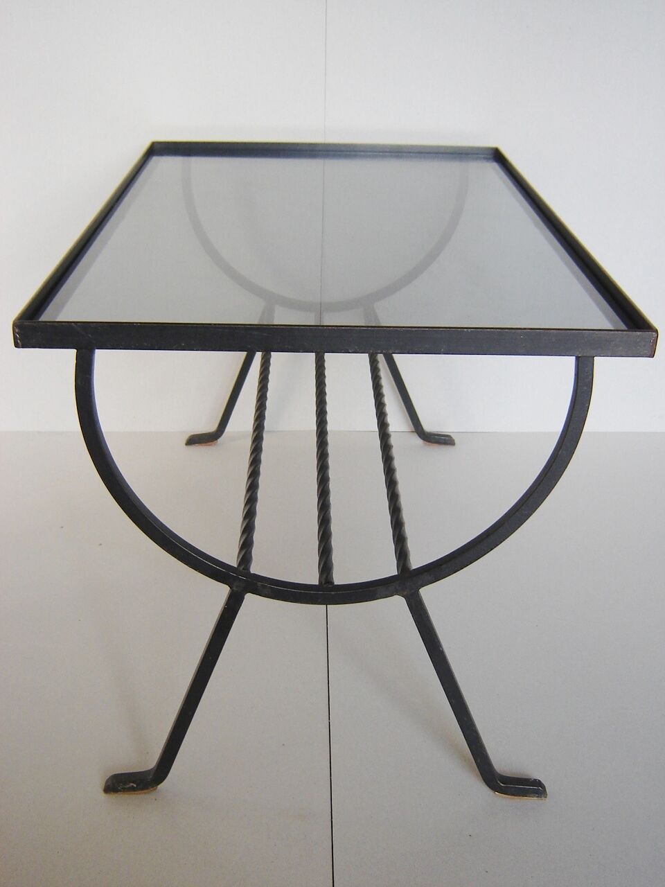 The 1960s wrought iron coffee table