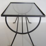 ‌‌Table basse en fer forgé des années 1960