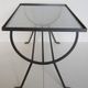 The 1960s wrought iron coffee table