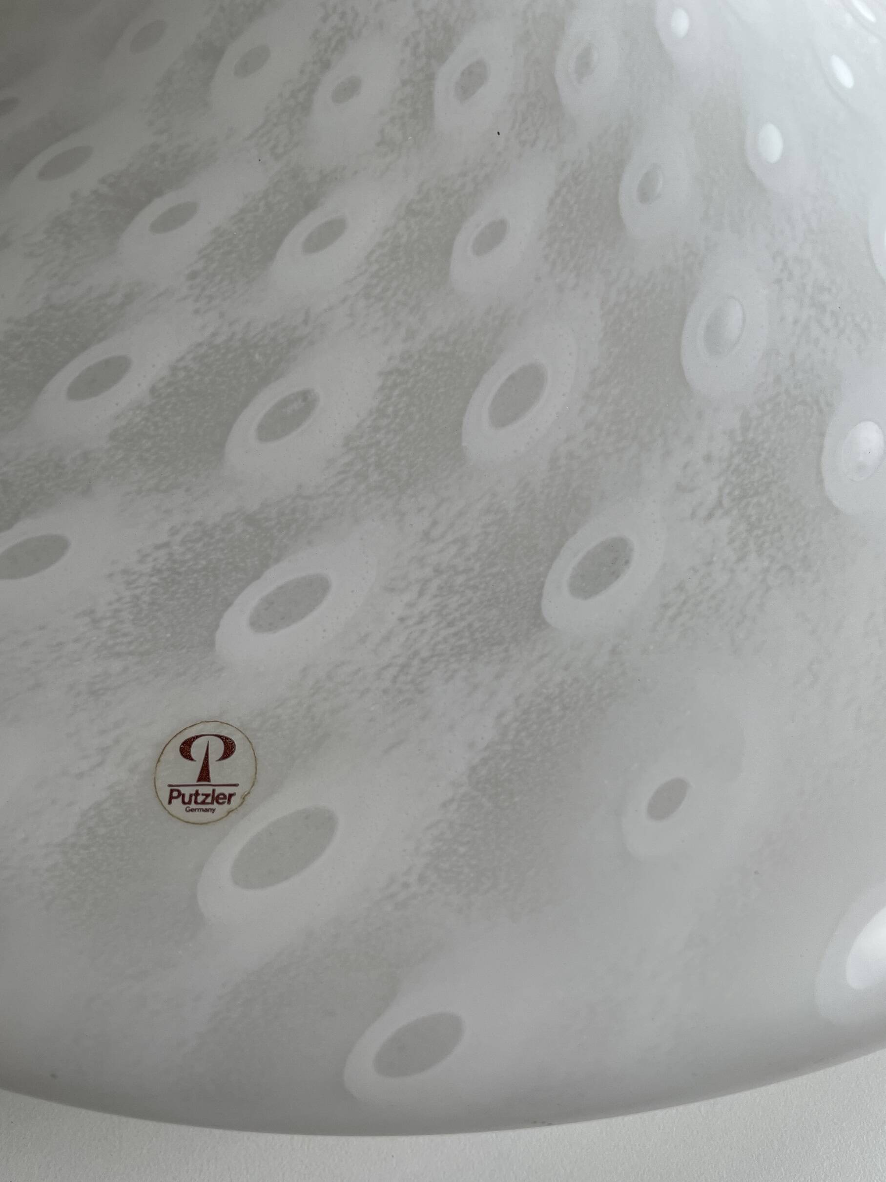Peill & Putzler Ufo XL glass pendant light, Germany